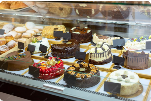 Vitrina de pasteles - Sweet Delight